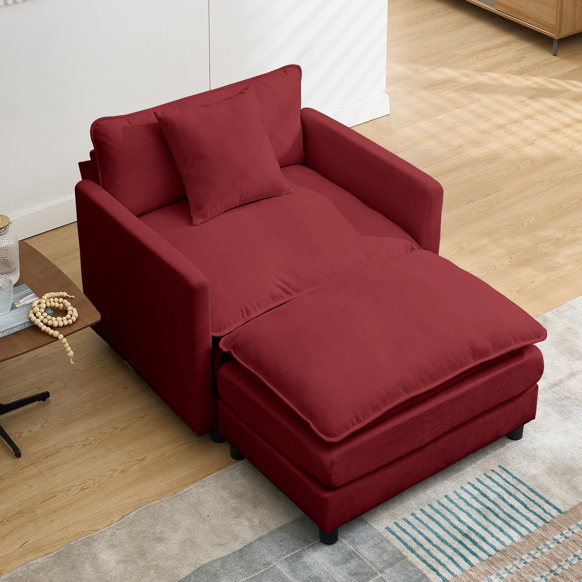 Accent Chair With Ottoman SetET_voghion.com